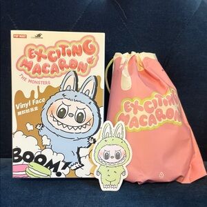 Exciting Macaron Green Grape Labubu